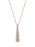 TUTTI gold dome pendant necklace 65cm, imported from the UK