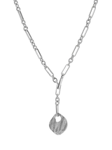 John Lewis TUTTI Disc Pendant Chain Necklace, Silver- Buy online at McGrocer
