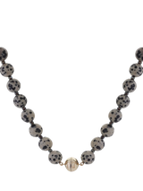 John Lewis TUTTI Dalmatian Jasper Beaded Necklace 43cm- Buy online at McGrocer