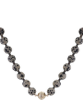 TUTTI Dalmatian Jasper beaded necklace 43cm, UK version