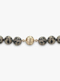 TUTTI Dalmatian Jasper beaded necklace 43cm, UK version