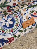 Joules floral pet bed with reversible cushion, UK version