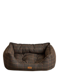 Joules Henson Check pet bed with padded sides, UK version