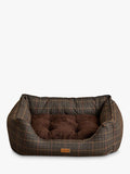 Joules Henson Check pet bed with padded sides, UK version
