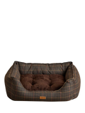 Joules Henson Check pet bed with padded sides, UK version