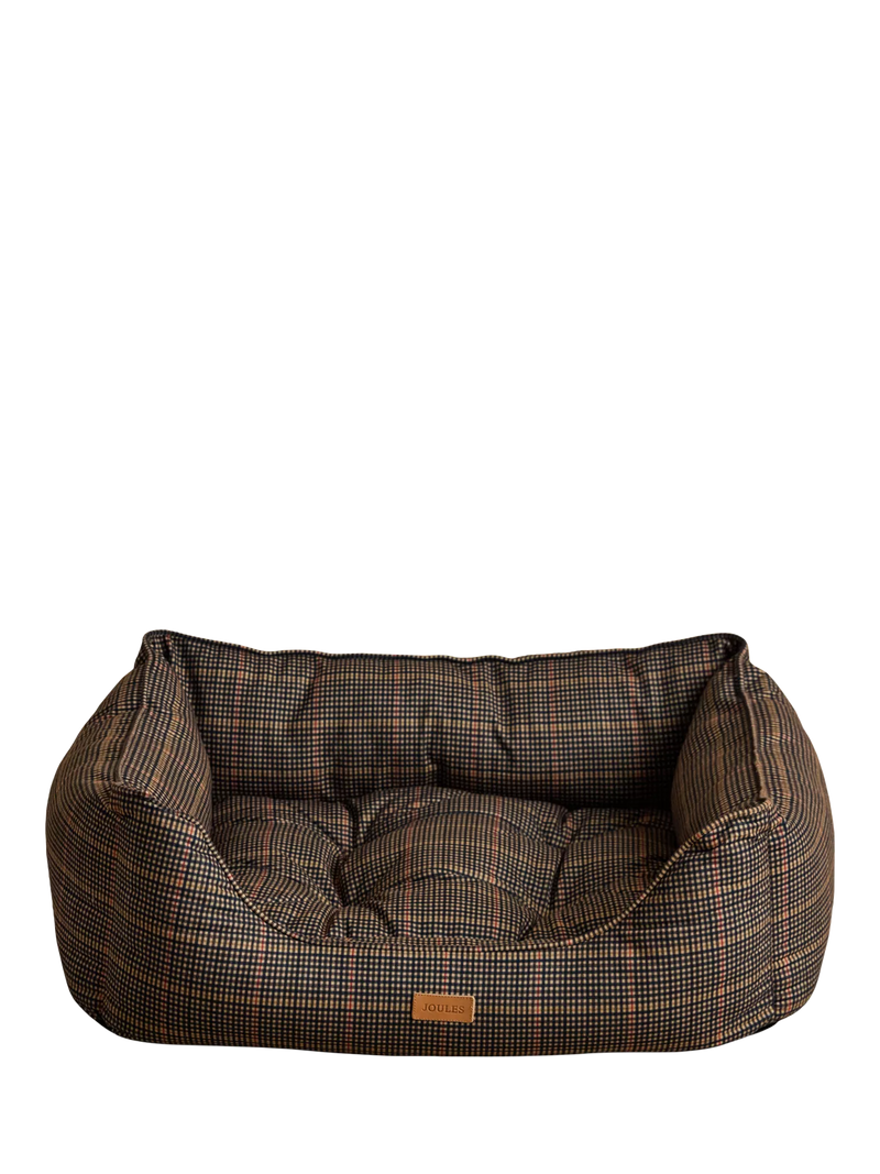 Joules Henson Check rectangular pet bed, UK version