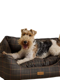 Joules Henson Check rectangular pet bed, UK version