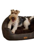 Joules Henson Check rectangular pet bed, UK version