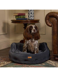 Joules velvet Chesterfield pet bed 51cm (British brand)