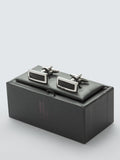 John Lewis black onyx cufflinks - imported from the UK