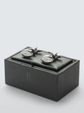 John Lewis rugby ball cufflinks silver, imported from the UK