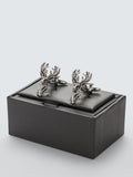John Lewis stag cufflinks silver (British brand)