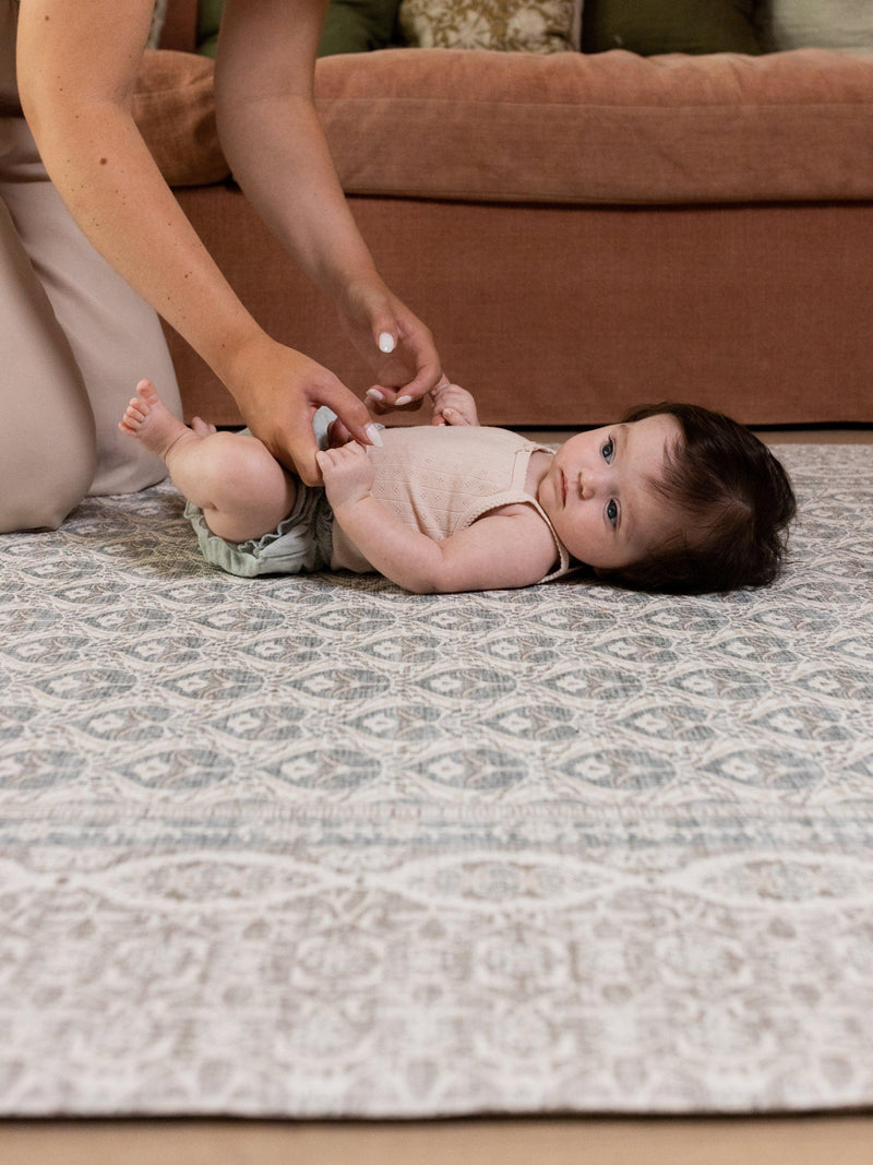 Totter + Tumble Kempton Brimfield reversible playmat 140x210cm, imported from the UK