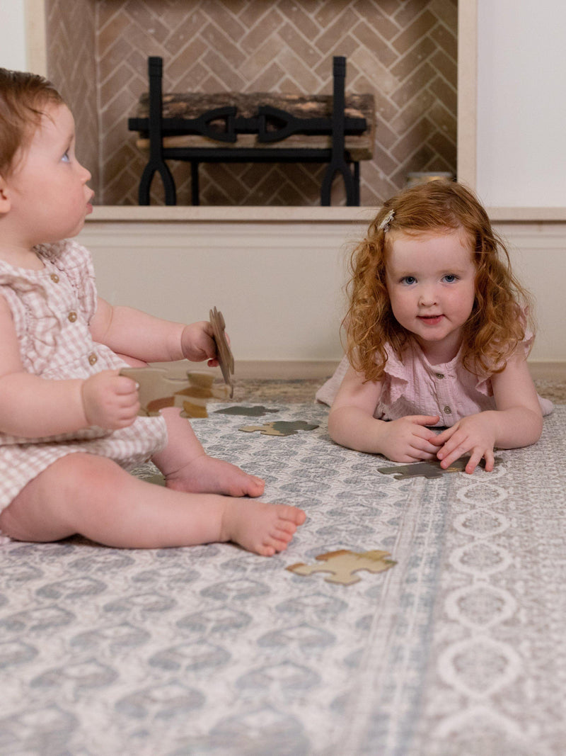 Totter + Tumble Kempton Brimfield reversible playmat 140x210cm, imported from the UK