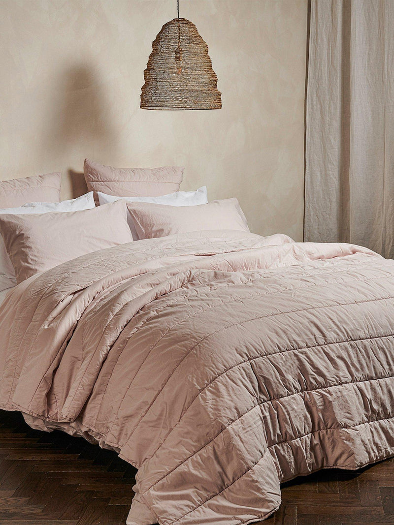 Bedfolk cotton quilted bedspread, imported from the UK