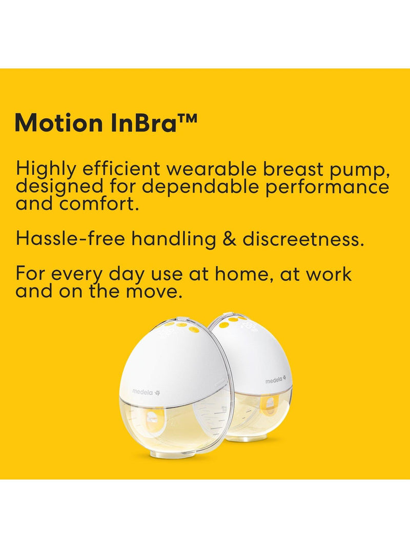 Medela Motion InBra double electric breast pump 150ml, UK version