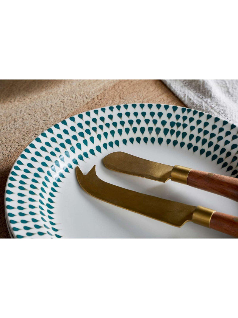 nkuku dinnerware set juniper drop ceramic 12 piece - British product