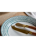 nkuku dinnerware set juniper drop ceramic 12 piece - British product