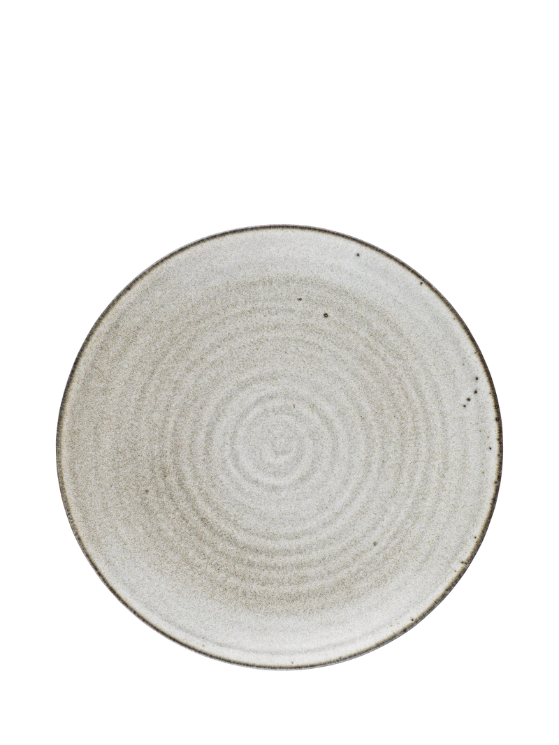 nkuku Valinha 12 piece earthenware dinnerware set grey (British brand)