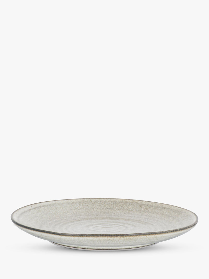 nkuku Valinha 12 piece earthenware dinnerware set grey (British brand)