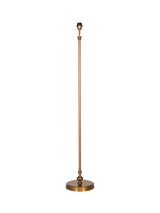John Lewis nkuku Ehadi Floor Lamp Base, Antique Brass, 141.5cm- Buy online at McGrocer