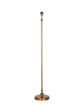 nkuku Ehadi floor lamp base antique brass, imported from the UK
