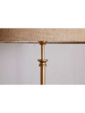 nkuku Ehadi floor lamp base antique brass, imported from the UK