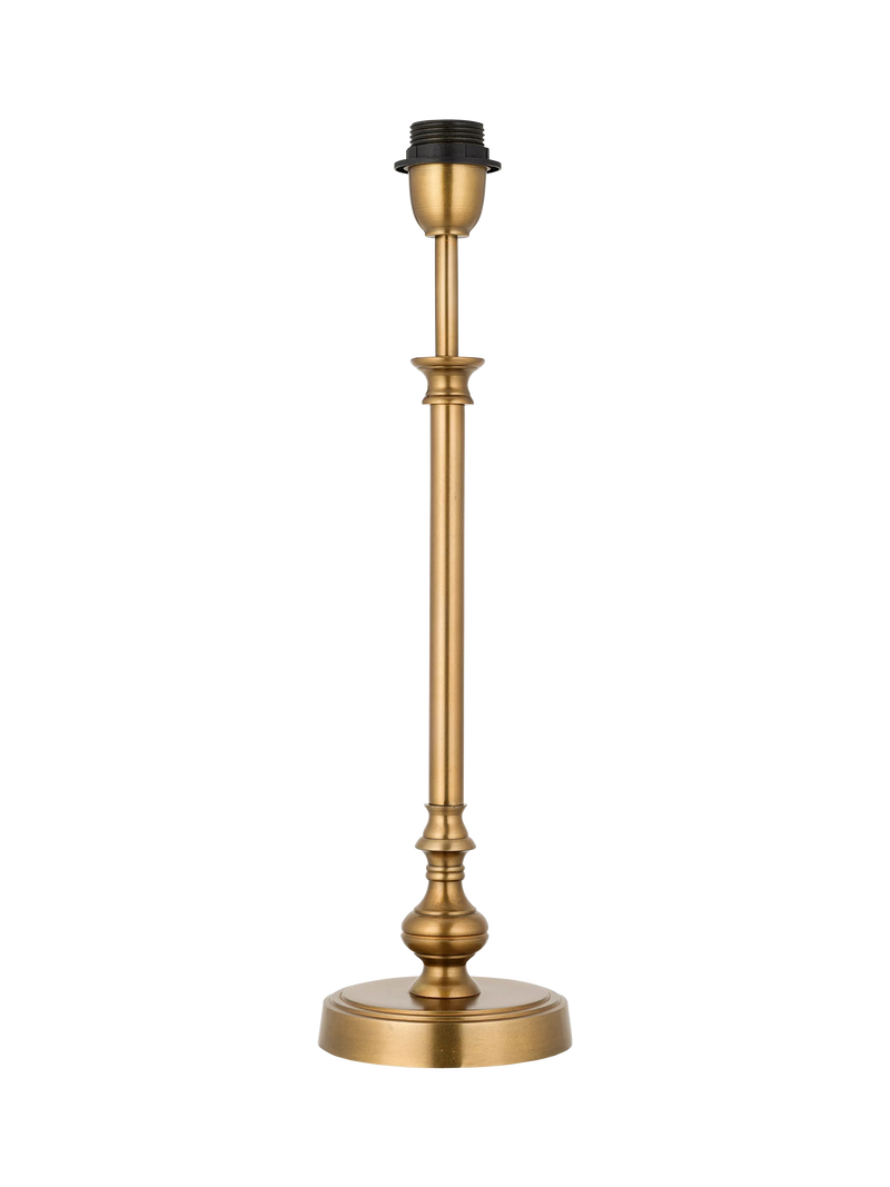 nkuku Ehadi table lamp base antique brass height 48cm - British product