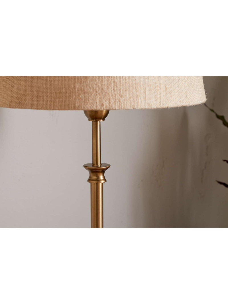 nkuku Ehadi table lamp base antique brass height 48cm - British product