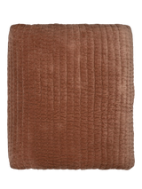 John Lewis nkuku Nidra Quilted Bedspread Rust- Buy online at McGrocer