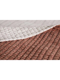 nkuku Nidra Quilted Bedspread rust, UK version