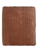 John Lewis nkuku Nidra Quilted Bedspread Rust- Buy online at McGrocer