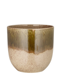 nkuku ceramic plant pot green cream large 23.5cm (British brand)