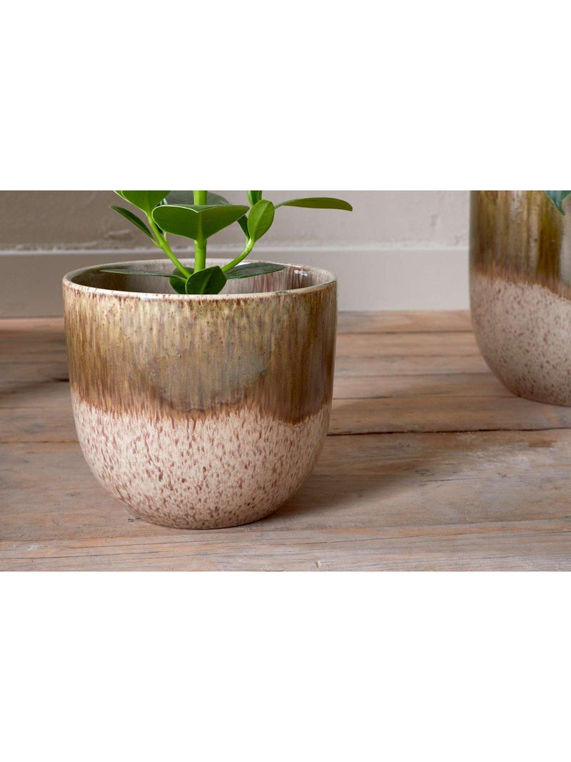 nkuku Almeida small ceramic plant pot 17.5cm (British brand)
