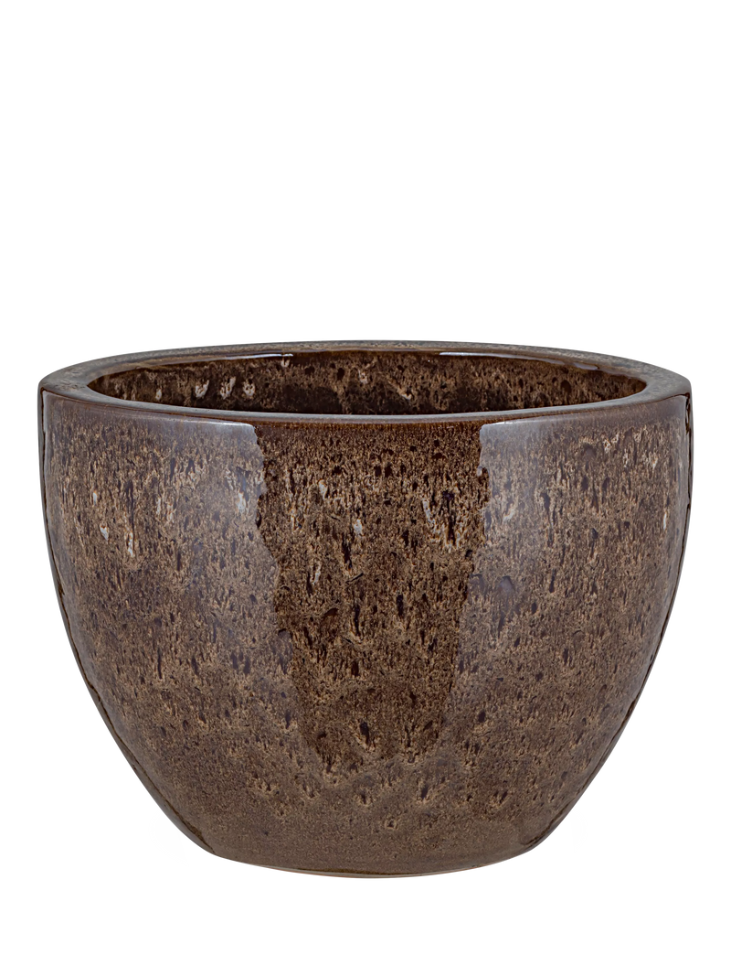 nkuku Dunai medium terracotta planter 35cm (British brand)