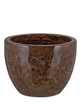 John Lewis nkuku Dunai Small Terracotta Indoor/Outdoor Planter 27cm Metallic Copper- Buy online at McGrocer