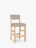 nkuku Nadeeka mango wood counter chair natural finish, imported from the UK