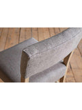 nkuku Nadeeka mango wood counter chair natural finish, imported from the UK