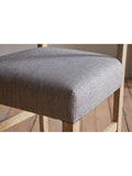 nkuku Nadeeka mango wood counter chair natural finish, imported from the UK