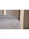 nkuku Nadeeka mango wood counter chair natural finish, imported from the UK