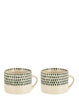 John Lewis nkuku Juniper Drop Ceramic Mug Set of 2 370ml- Buy online at McGrocer