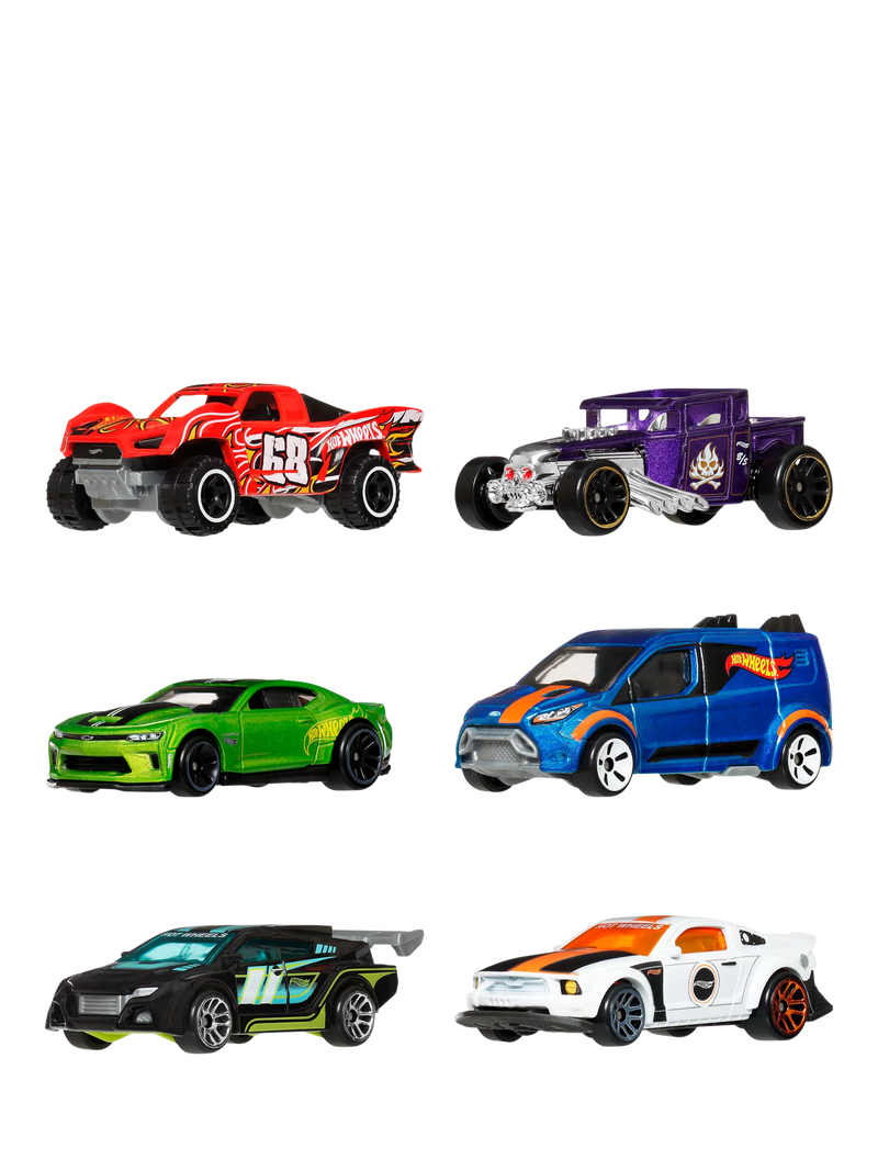 Hot Wheels Silver Series Legends toy car pack of 6 - British product