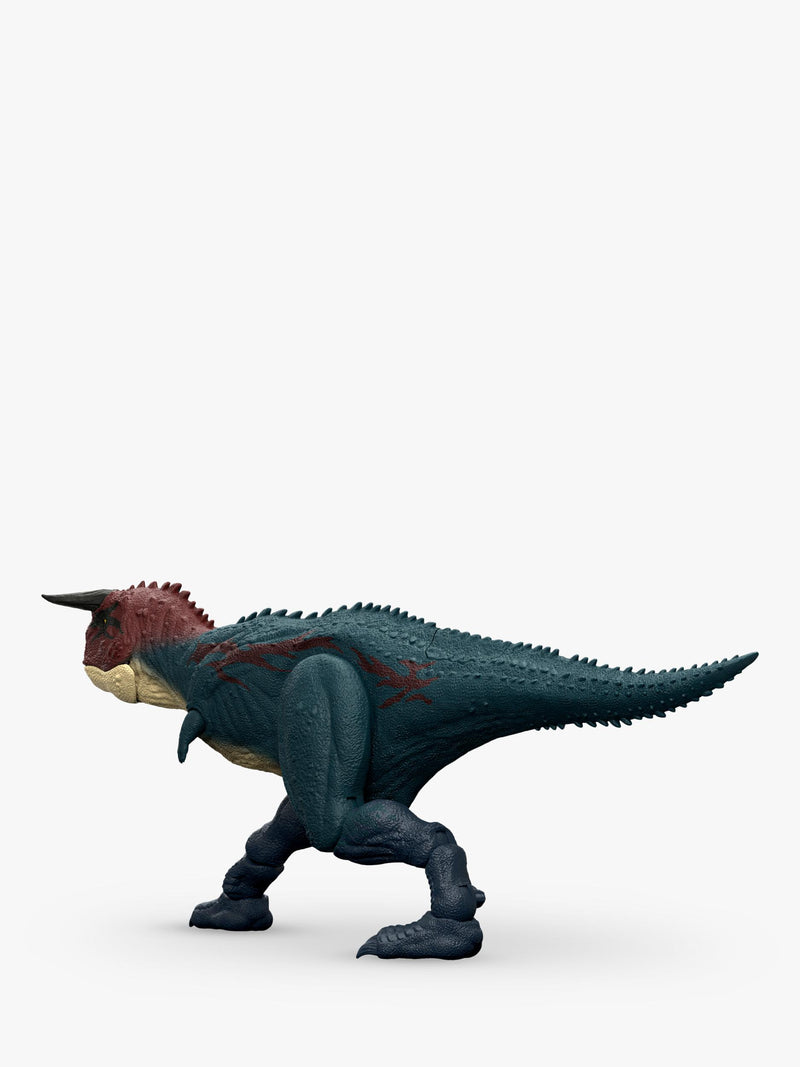 Jurassic Park Charge 'N Chomp Carnotaurus dinosaur toy, UK version