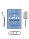 PRINTWORKS pasta tools gift set with measurer, tongs, grater - British product