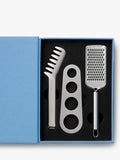 PRINTWORKS pasta tools gift set with measurer, tongs, grater - British product