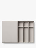 PRINTWORKS coffee table book storage box in grey, imported from the UK
