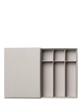 PRINTWORKS coffee table book storage box in grey, imported from the UK