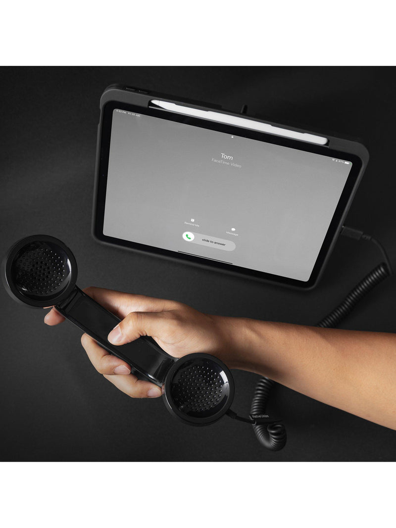 Native Union POP Phone Handset Black, imported from the UK