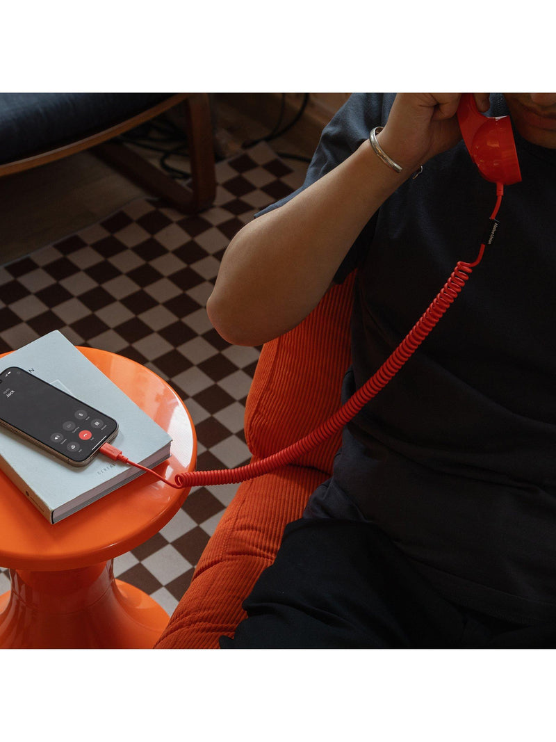 Native Union phone handset red - British product