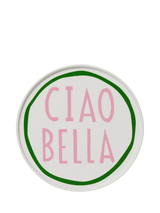 John Lewis In The Roundhouse Ciao Bella Fine China Dinner Plate, White/Multi, 25cm- Buy online at McGrocer
